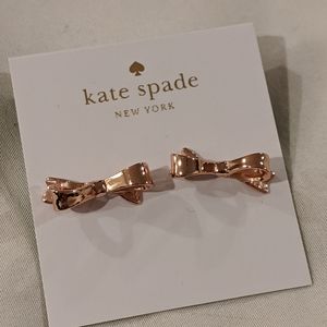 Kate Spade rose gold earrings